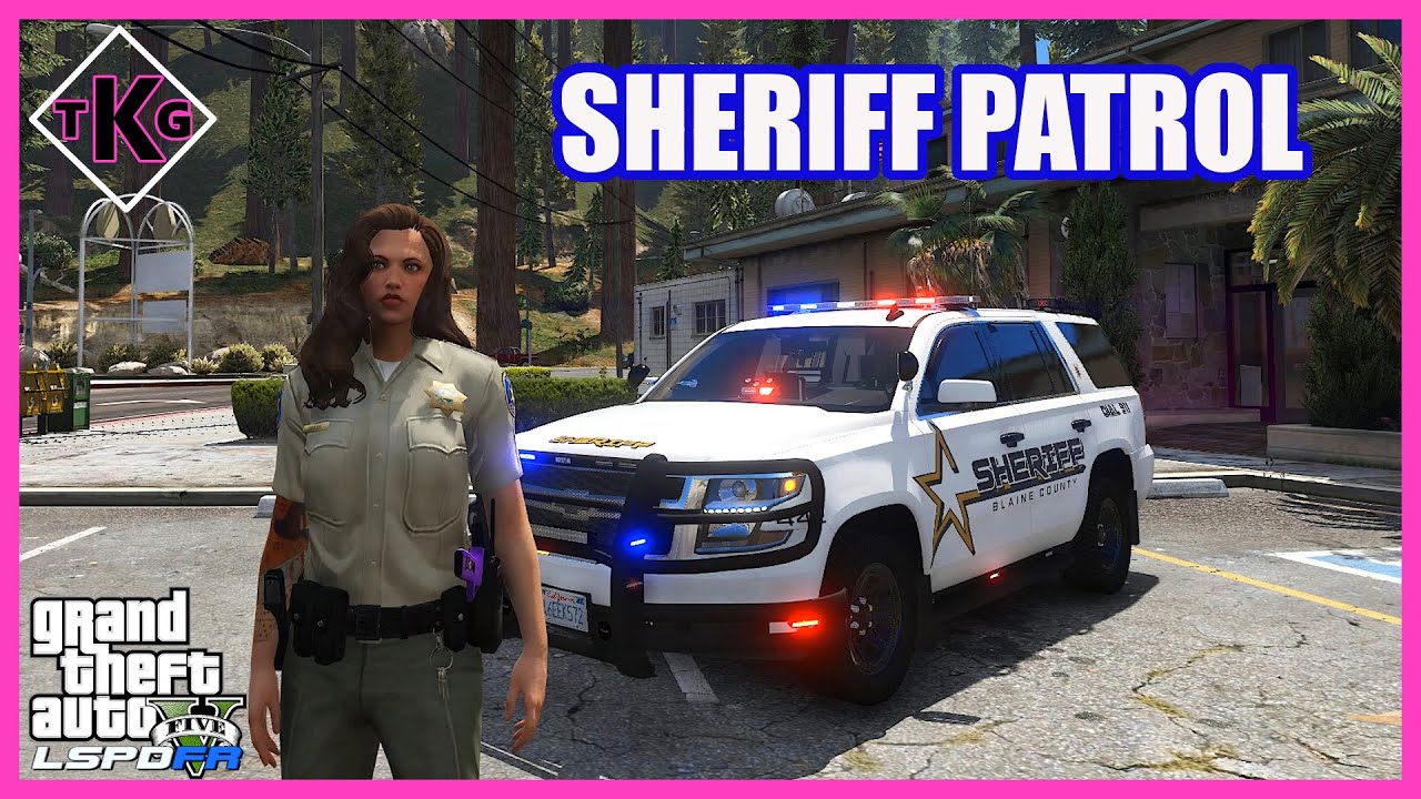 GTA 5 Lspdfr SHERIFF PATROL 4K!!! GTA 5 LSPDF...