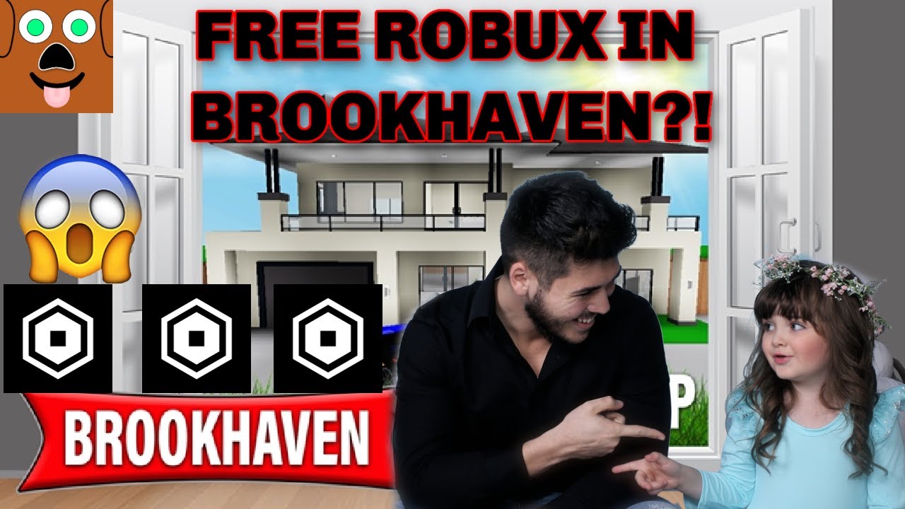 FREE ROBUX IN ROBLOX?! ROBLOX BROOKHAVEN TUTO...