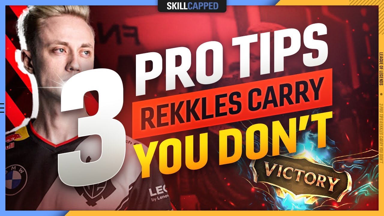 3 PRO TIPS REKKLES does to CARRY that YOU DON...