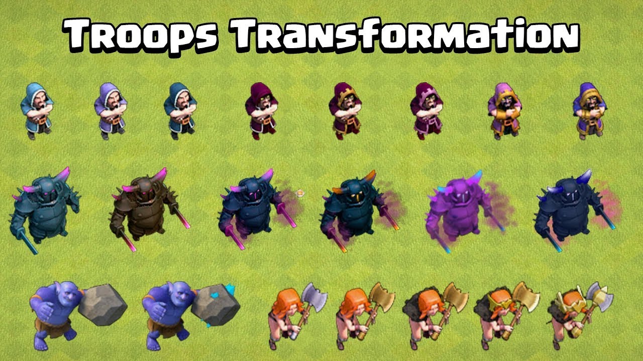 ALL TROOPS TRANSFORMATION | 1st level to leve...