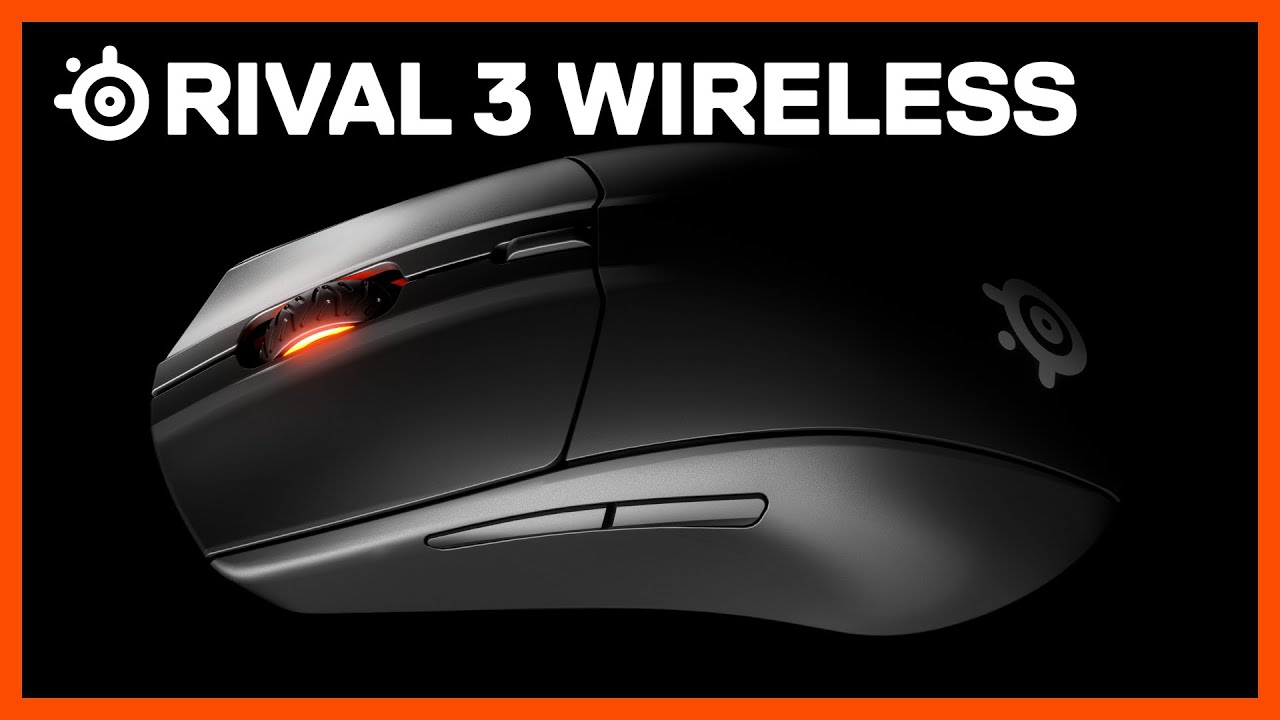 Rival 3 Wireless Gaming Mouse with 400-Hour B...