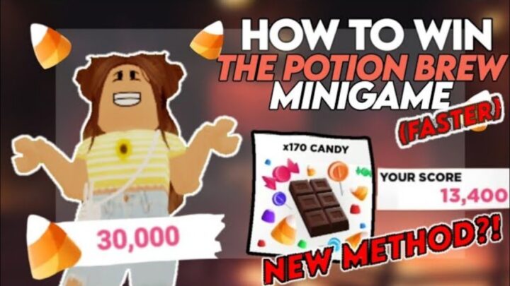 HOW TO WIN POTION MINIGAME FASTER!||new met...