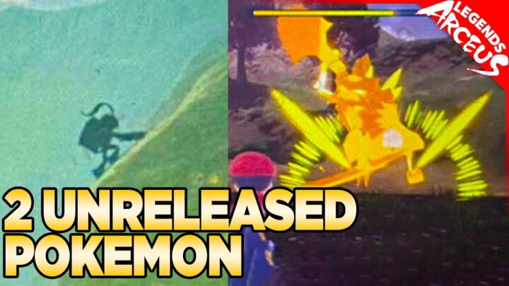 TWO Unreleased Pokemon in Pokemon Legends Arc...