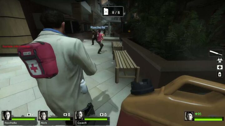 Highlight: Left 4 Dead 2: melee only and Jimm...