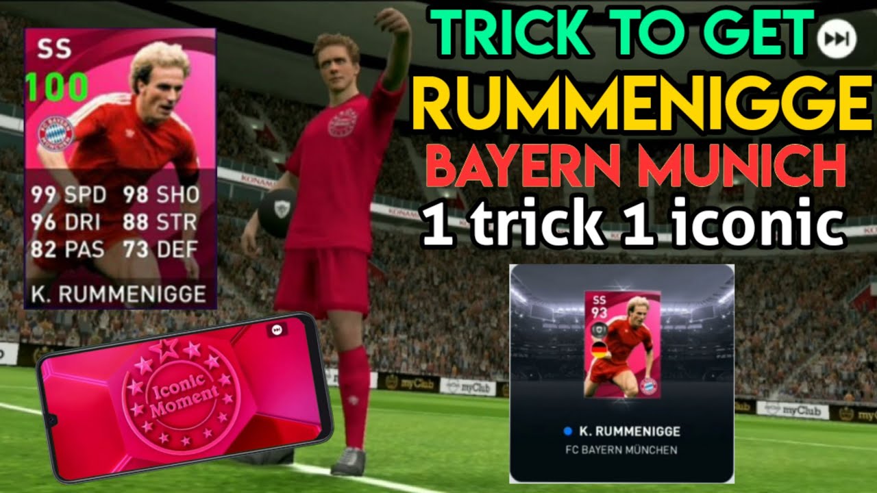 Tricks how to get the iconic rummenigge iconi...