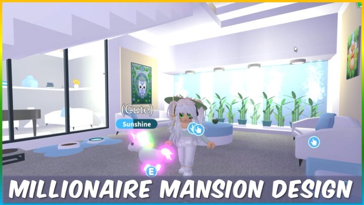 Millionaire Mansion HOUSE TOUR  Roblox Adopt...