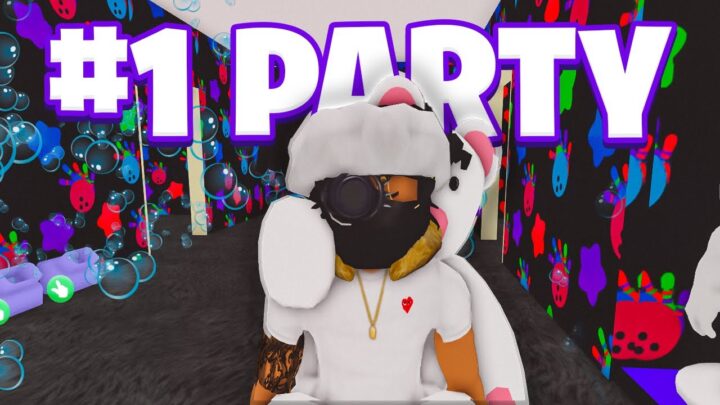 MAKING THE #1 PARTY IN ROBLOX MEEPCITY