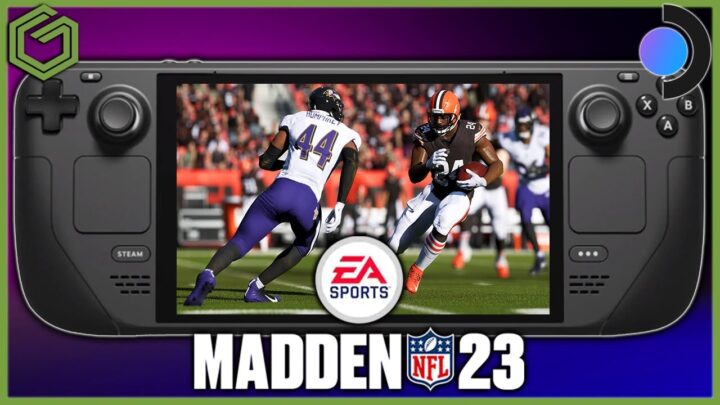 Steam Deck Madden NFL 23 - Gameplay & Per...