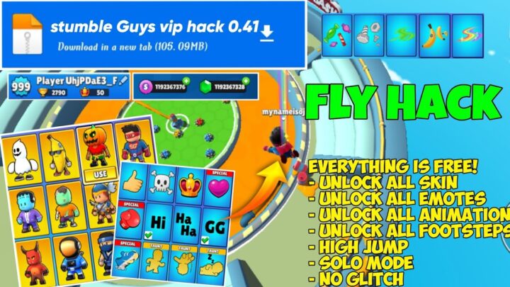UpdateVip Fly Hack  Stumble Guys Mod Apk 0...